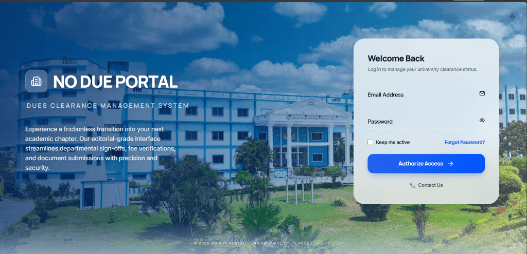 No-Due Portal